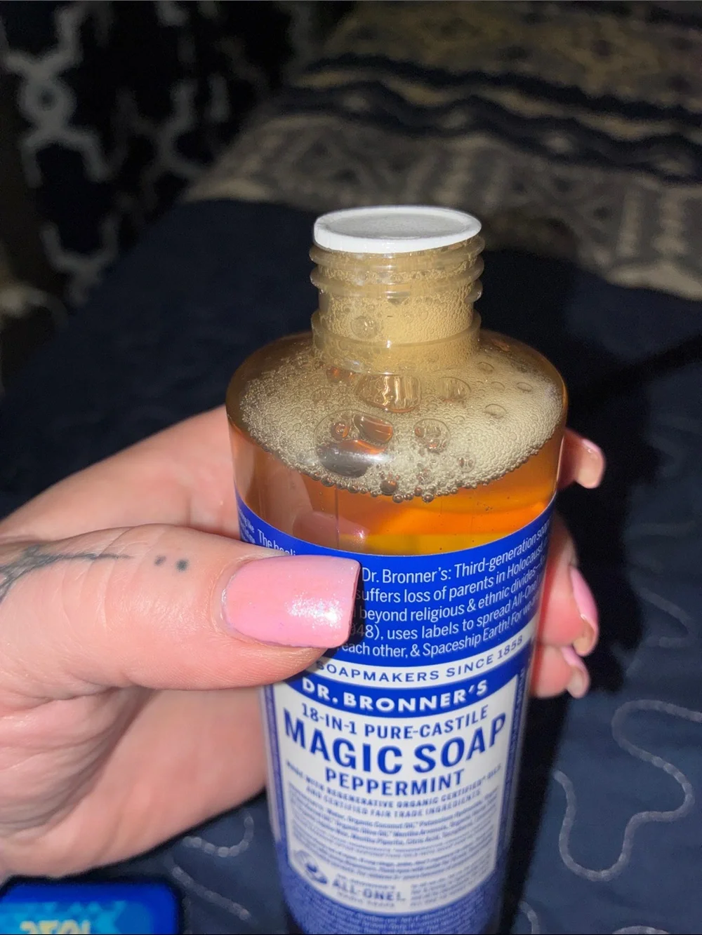 Dr. Bronner's  19-in-1 Pure Castile Peppermint Magic Soap 8 oz